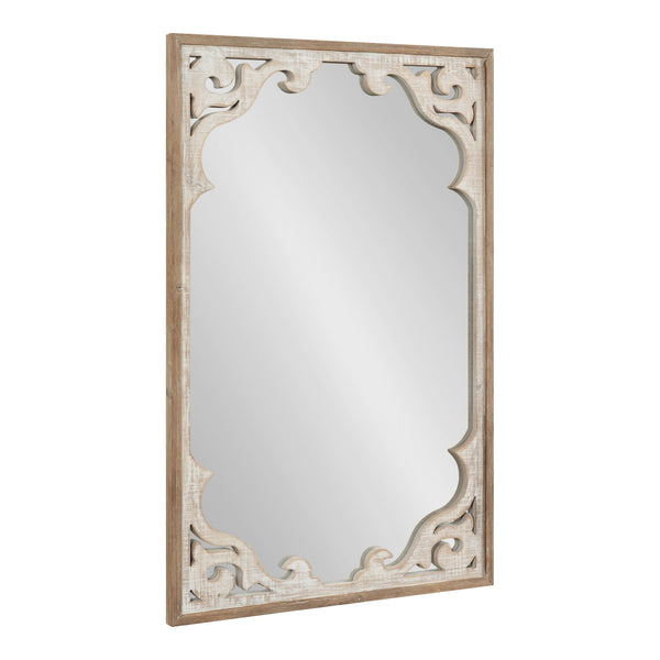 kate & laurel Shovali Framed Wall Mirror