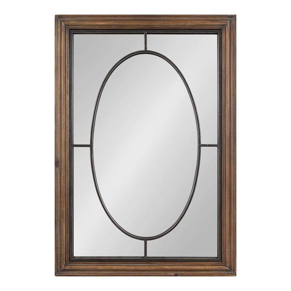 Kate & Laurel Silverthorne Wood Framed Wall Mirror