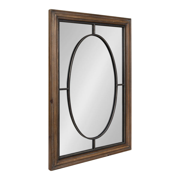 kate & laurel Silverthorne Wood Framed Wall Mirror