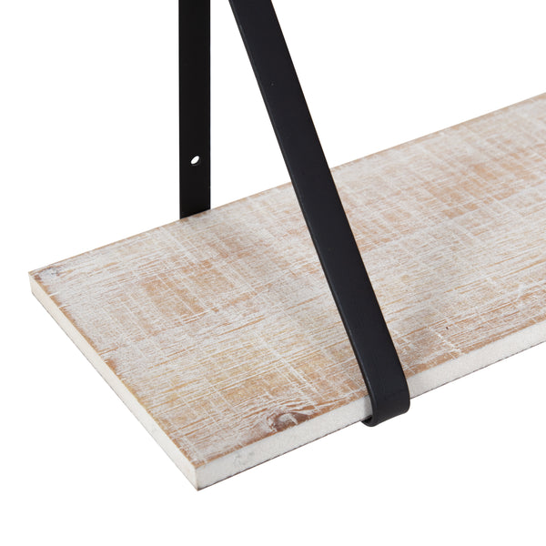 Kate & Laurel Soloman Wooden Shelves With Brackets