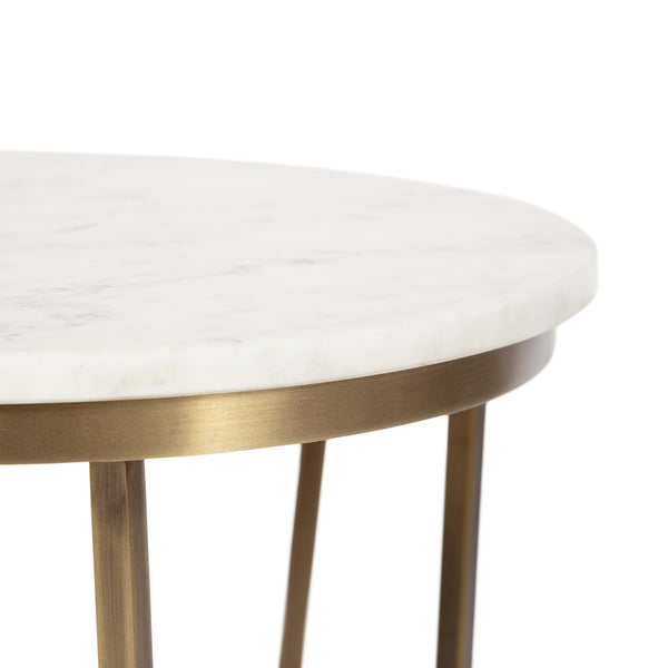 Kate & Laurel Solvay Round Side Table