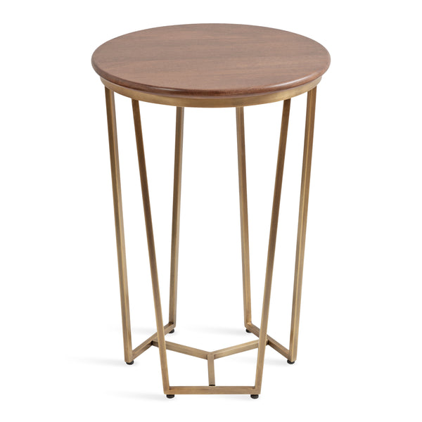 kate & laurel Solvay Round Side Table