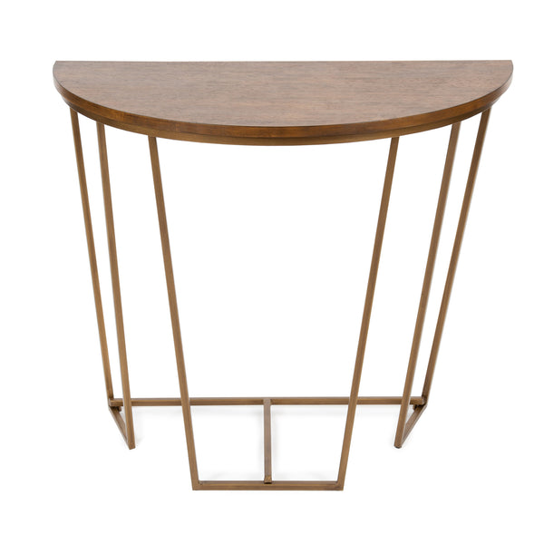 Kate & Laurel Solvay Wood And Metal Console Table