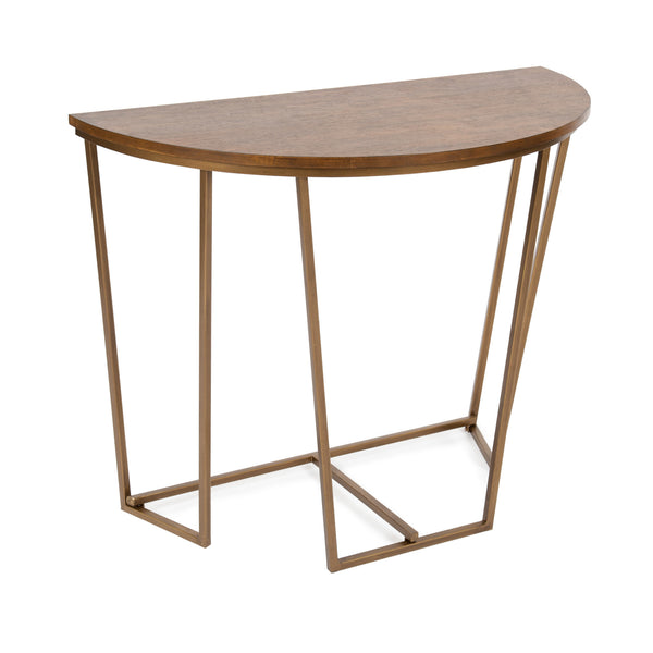 kate & laurel Solvay Wood and Metal Console Table