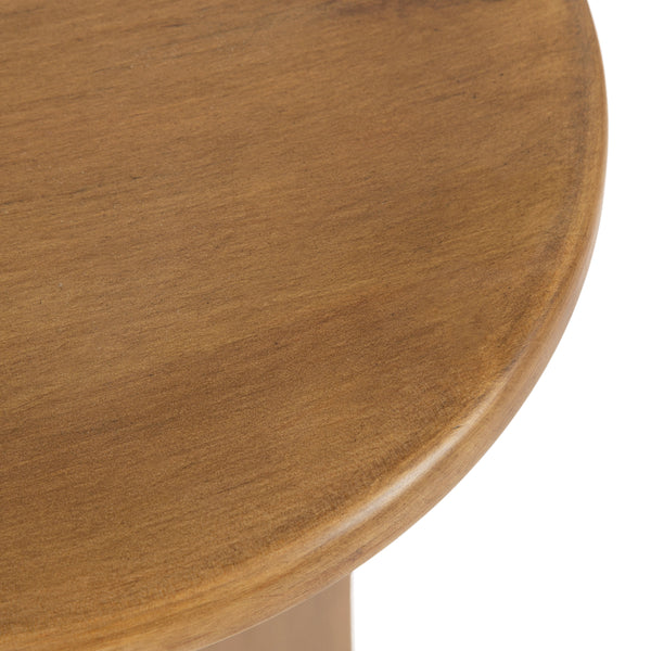 Kate & Laurel Sora Round Wood Drink Table