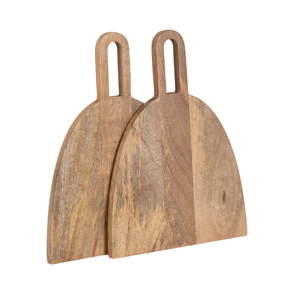 kate & laurel Staven 2 Piece Wood Serving Board Set