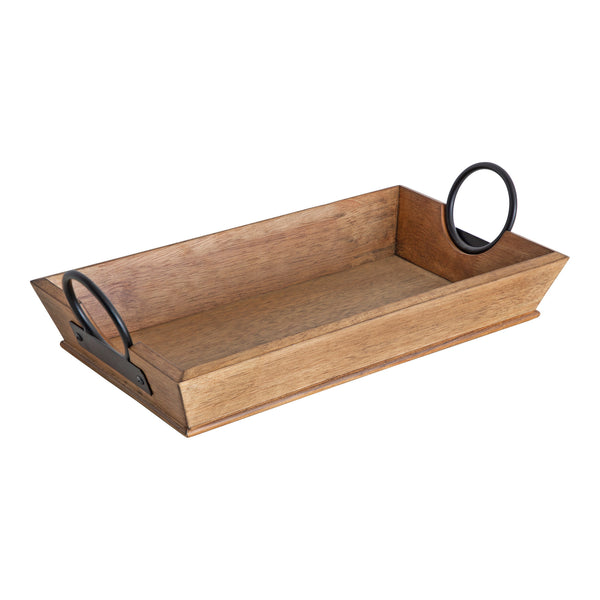 kate & laurel Stillright Wood Decorative Tray