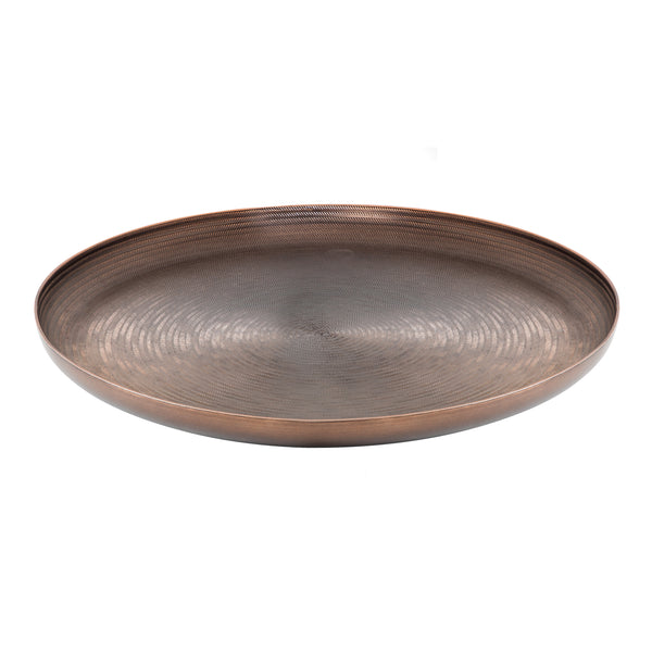 kate & laurel Stovring Round Metal Tray