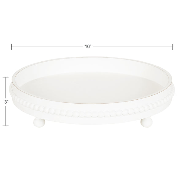 Kate & Laurel Strahm Decorative Round Tray