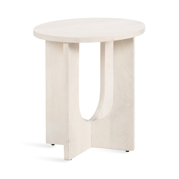 kate & laurel Sureda Wood Side Table