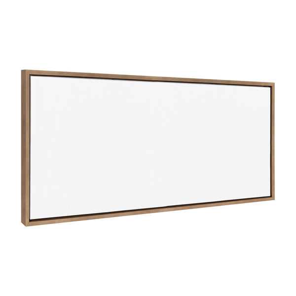 Kate & Laurel Sylvie Blank Framed Canvas 18x40