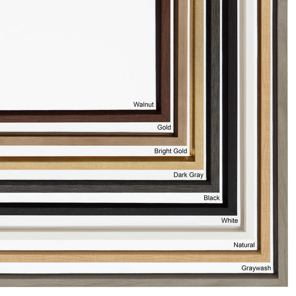 Kate & Laurel Sylvie Blank Framed Canvas 18x40