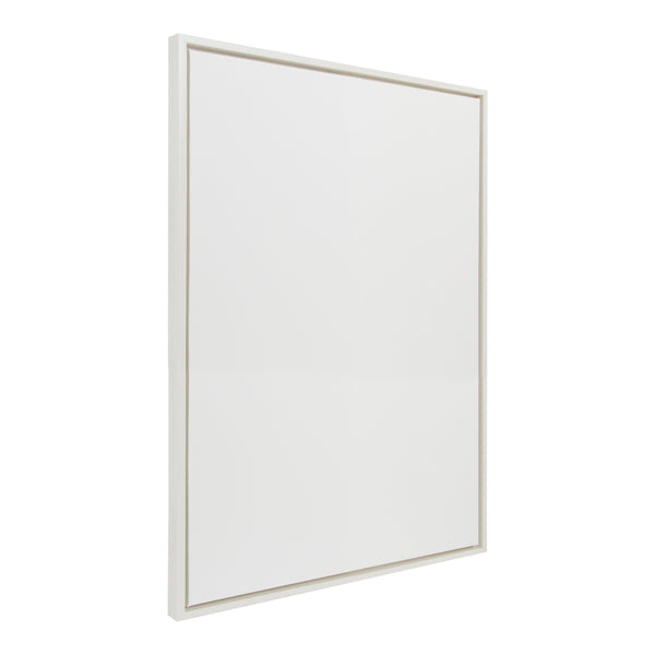 kate & laurel Sylvie Blank Framed Canvas 28x38