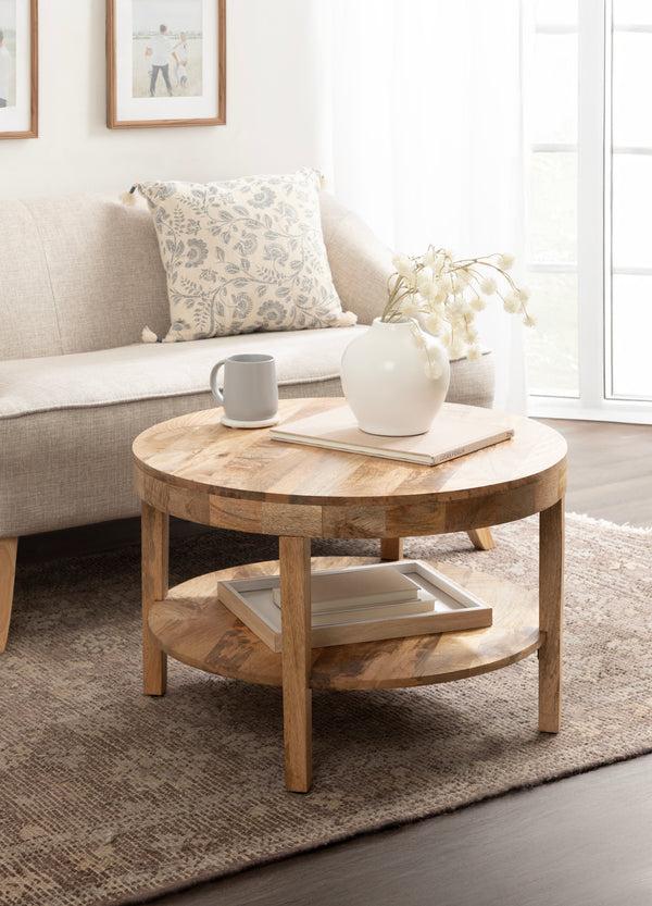 Kate & Laurel Talcott Round Coffee Table