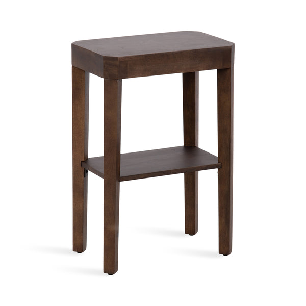 kate & laurel Talcott Wood Side Table