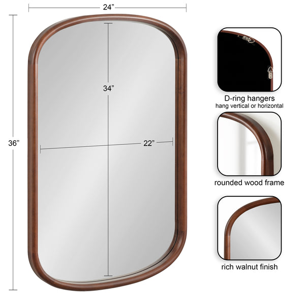 Kate & Laurel Talma Capsule Wall Mirror
