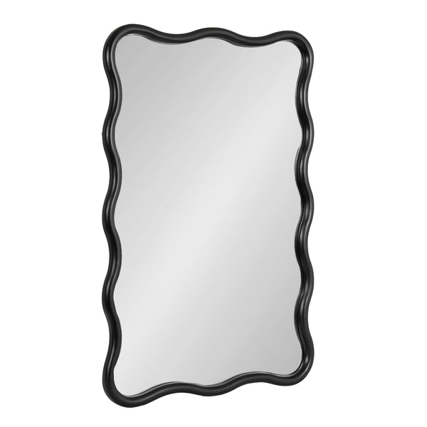 kate & laurel Talma Scalloped Rectangle Wall Mirror
