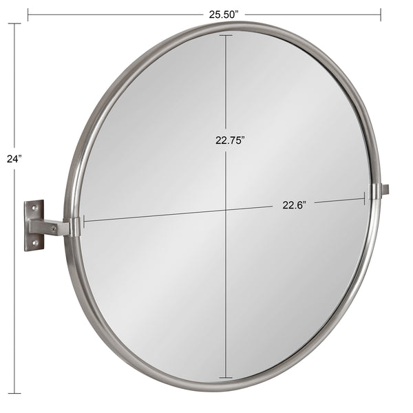 Kate & Laurel Taurus Pivot Wall Mirror