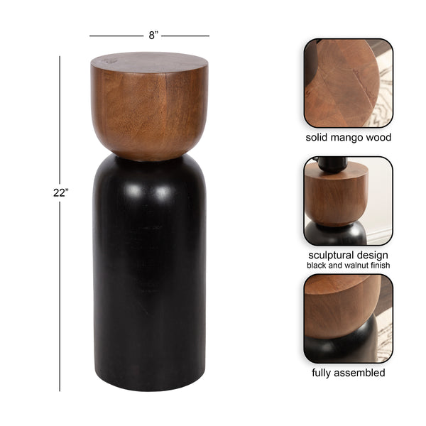 Kate & Laurel Teo Round Drink Table