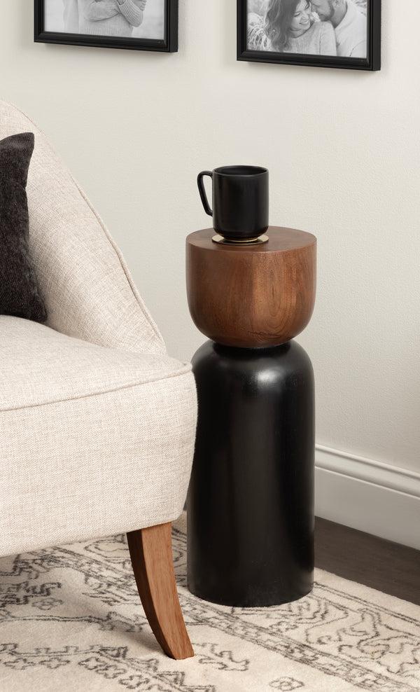 Kate & Laurel Teo Round Drink Table