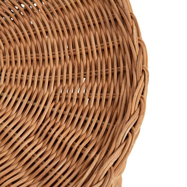 Kate & Laurel Thatch Rattan Side Table