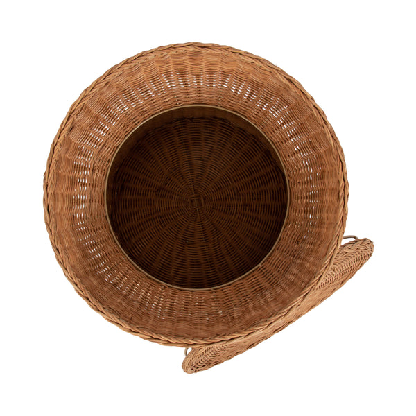 Kate & Laurel Thatch Rattan Side Table