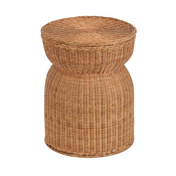 kate & laurel Thatch Rattan Side Table
