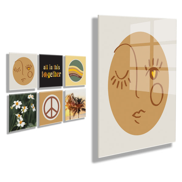 kate & laurel Timeless Retro Floating Acrylic Set