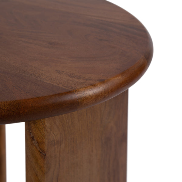 Kate & Laurel Tortola Wood Side Table