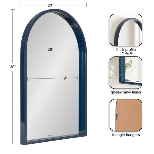 Kate & Laurel Travis Arch Framed Wall Mirror
