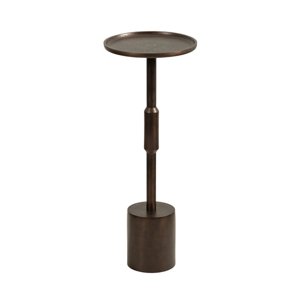 kate & laurel Truxton Pedestal Metal Table
