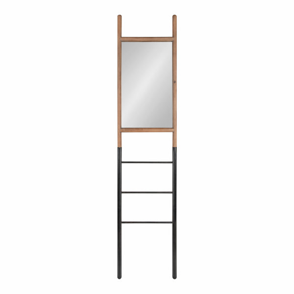 Kate & Laurel Trygg Rustic Leaning Ladder Mirror