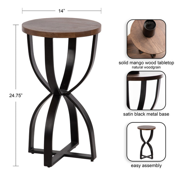 Kate & Laurel Ullot Round Side Table