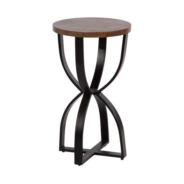 kate & laurel Ullot Round Side Table