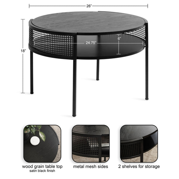 Kate & Laurel Urso Round Coffee Table