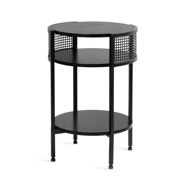 kate & laurel Urso Round Side Table Wood and Metal