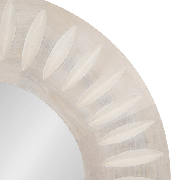 Kate & Laurel Usra Carved Wood Mirror