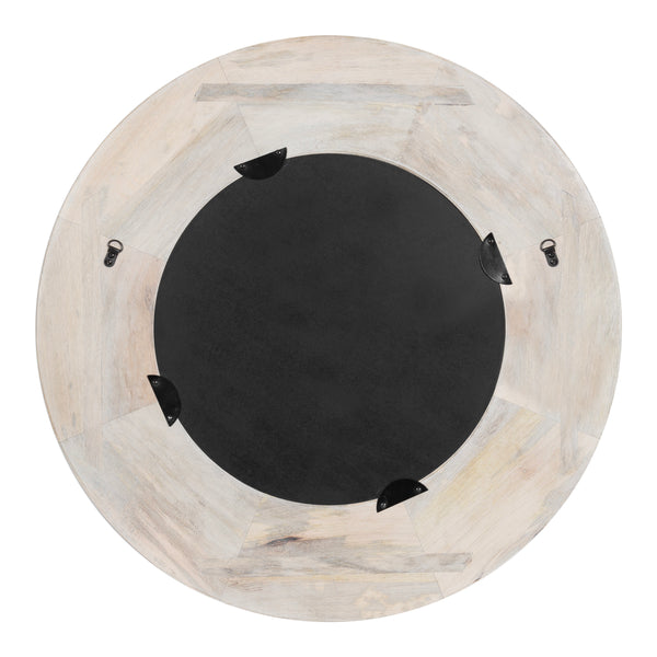 Kate & Laurel Usra Carved Wood Mirror