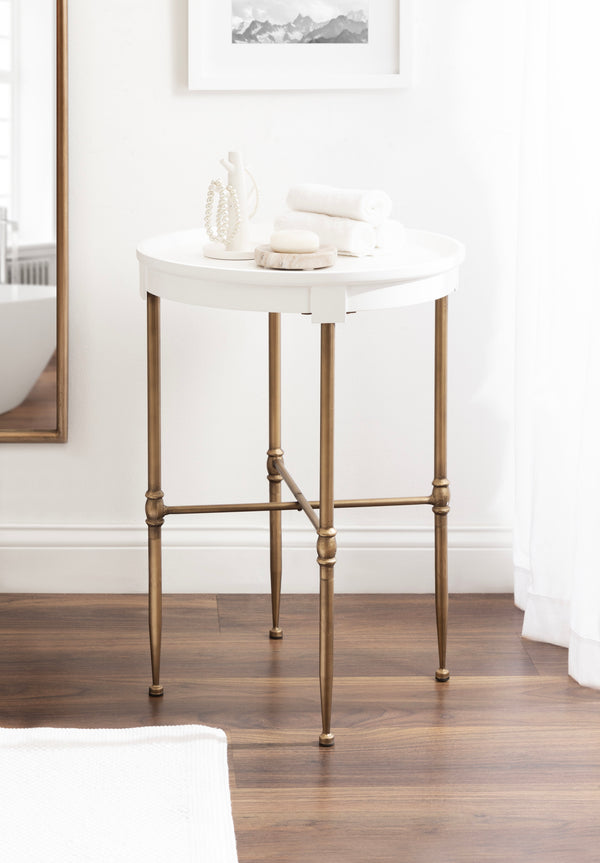Kate & Laurel Valdi Round Side Table