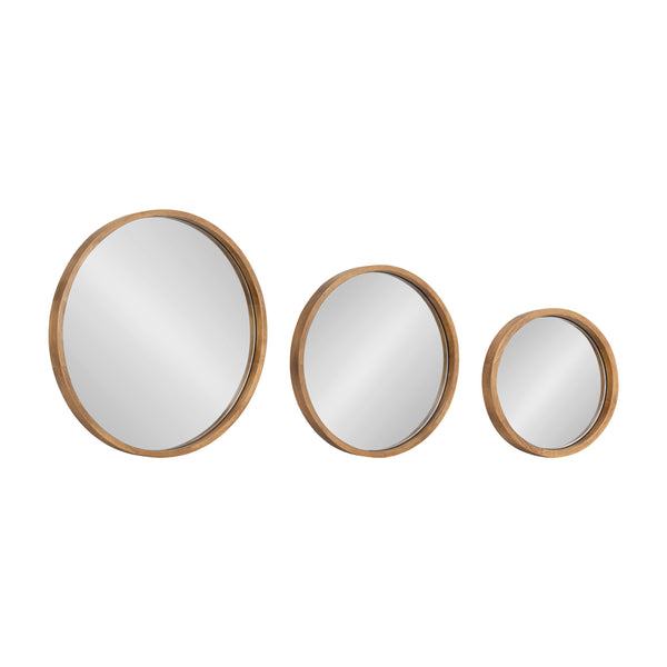 kate & laurel Valenti Round Wall Mirror Set
