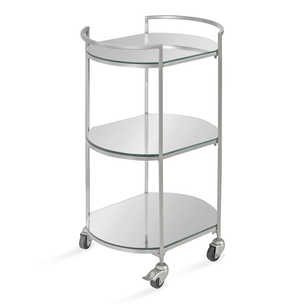 kate & laurel Vasseur Metal Bar Cart
