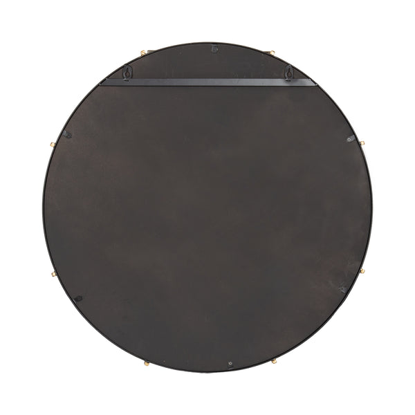 Kate & Laurel Venturi Round Metal Mirror