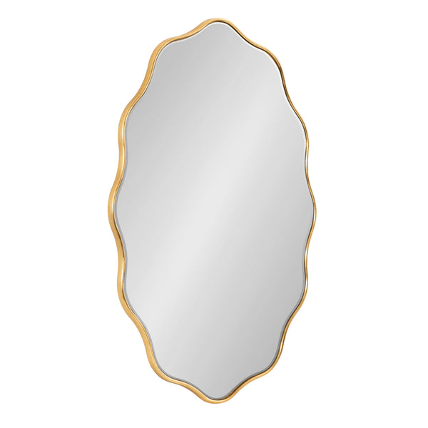 Kate & Laurel Viona Oval Scalloped Mirror