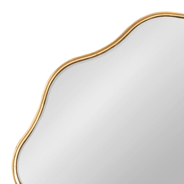 Kate & Laurel Viona Oval Scalloped Mirror