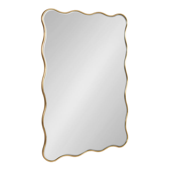 Kate & Laurel Viona Rectangle Scalloped Mirror