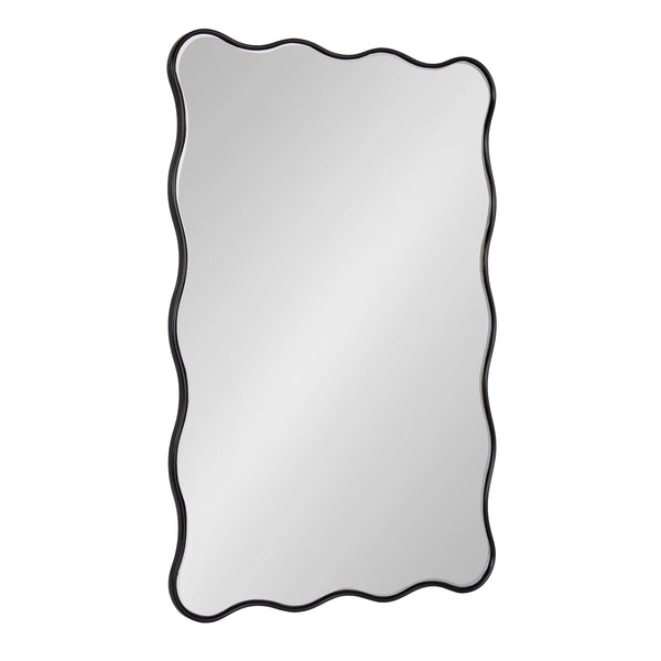 kate & laurel Viona Rectangle Scalloped Mirror