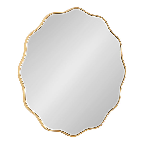 Kate & Laurel Viona Round Scalloped Mirror
