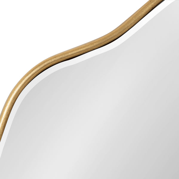 Kate & Laurel Viona Round Scalloped Mirror