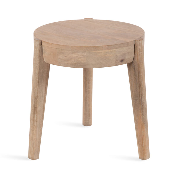 kate & laurel Vola Wood Side Table