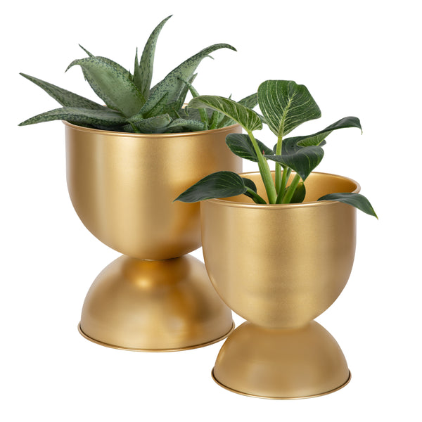 kate & laurel Volz Tabletop Planter Set